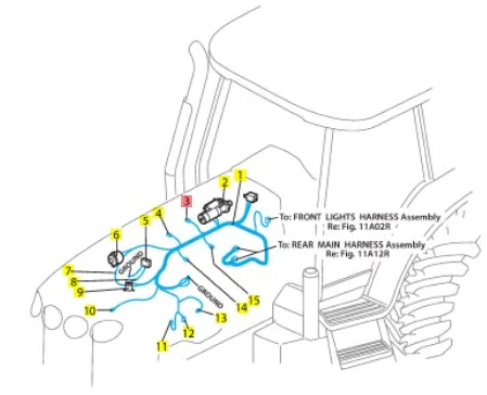 82017873 - Датчик давл. возд. ДВС Ford 675 TM/MXM