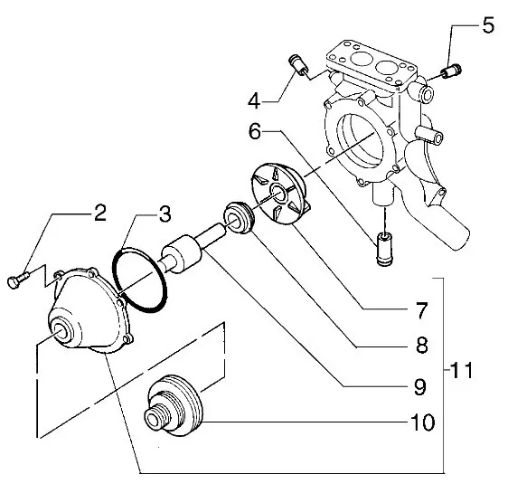 87840404 - Ступица шестерни ГРМ ДВС Ford 675 TM/MXM, TC, CS, CX