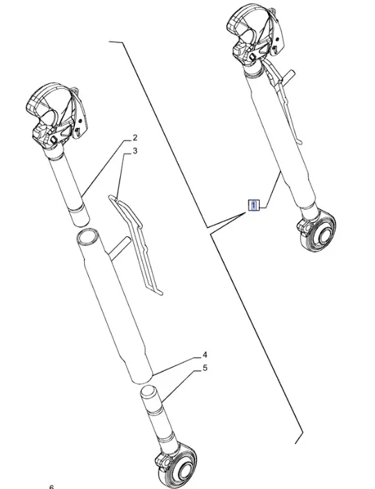 87677348 - Тяга верхняя
