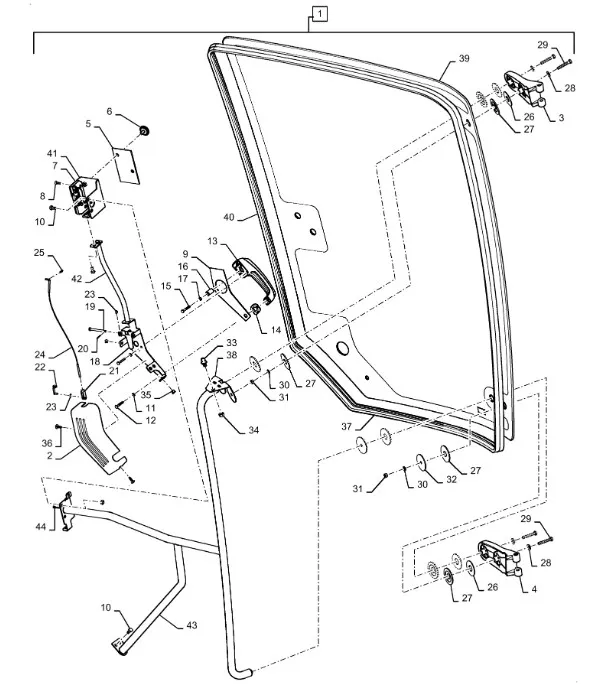 47916477 - Стекло двери левое T9./St.