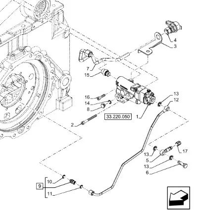 87516380 - тормозной клапан